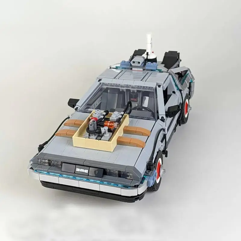 NEW 99998 Block DeLorean DMC-12 Time Machine Creative Concept cars Return To The Future Brick Technical Model Blocks Toy 10300