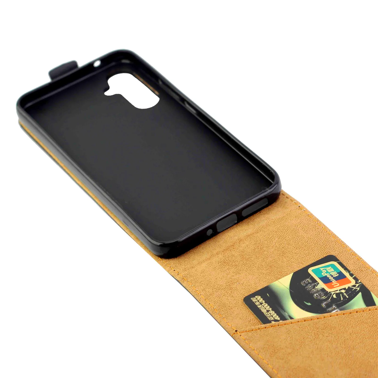 Fashion Vertical Leather Flip Case For Samsung Galaxy A14 A24 A34 A54 Cover Card Holder 5