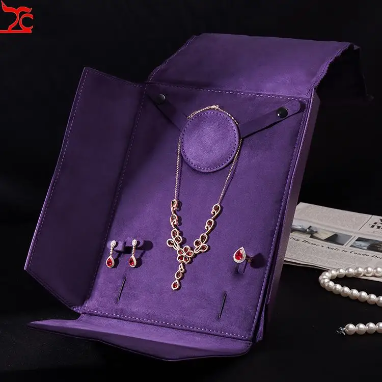 High Quality Set Jewelry Storage Bag Exhibitor Pearl Necklace Earring Ring Organizer Pouch Jewelry Exhibition Packaging Supplies