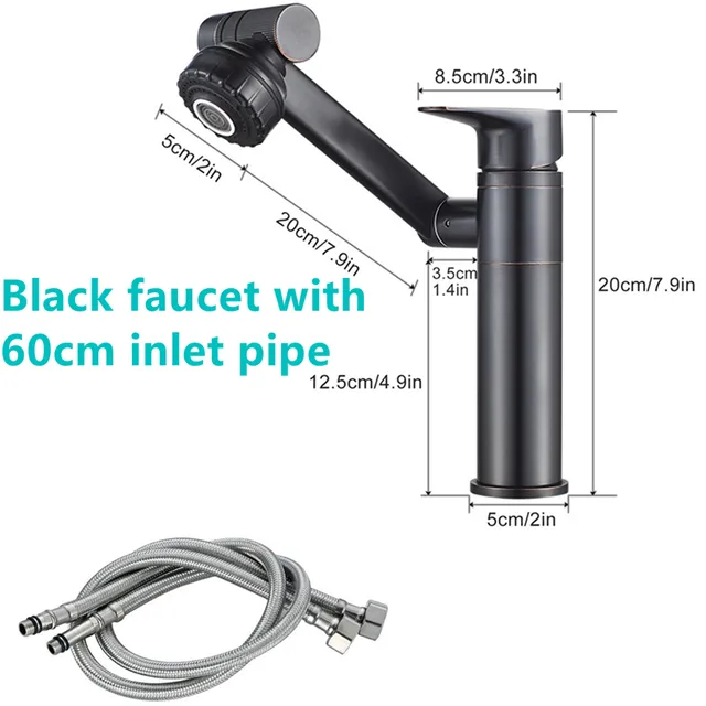 black faucet set