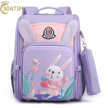 2026 Waterproof Children School Bags for Boys Girls backpack Kids book bags Orthopedic Primary school Backpack mochila escolar 1