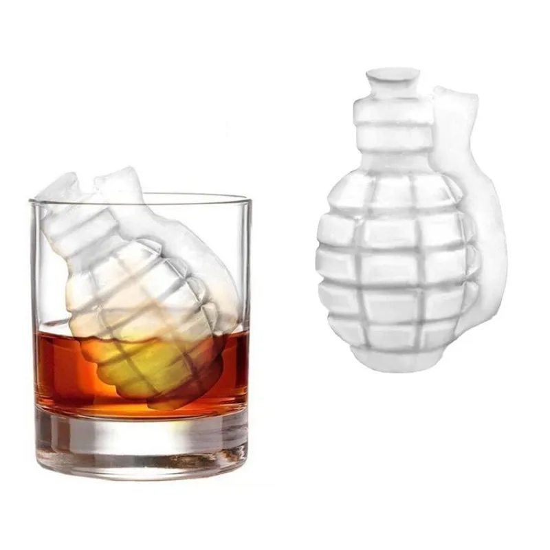 Description Picture 6 of item3D Grenade Shape Ice Cube Mold Ice Cream Maker Party Bar Drinks Silicone Trays Molds Kitchen Bar Tool kitchen gadgets icemaker