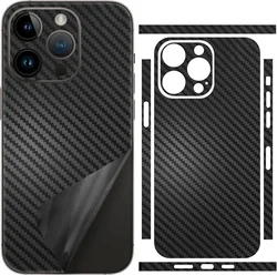 Carbon Fiber Skin Back Screen Protector Cover with Color - Changing 3M Wrap - iPhone 17 Pro (Carbon Fiber)