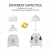2 PCS Baby Milk Bottle 150/240ml Silicone Anti Suffocation Switchable Pacifier Design Cute Cow Shape Baby Learning Drinking Cup 3