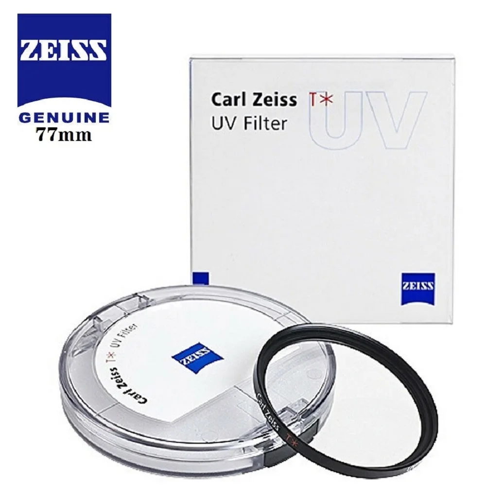 

Carl Zeiss T*UV Filter 77mm Ultra Slim Protection Anti-reflective Coating Ultraviolet for Nikon Canon Sony Camera Lens Filter