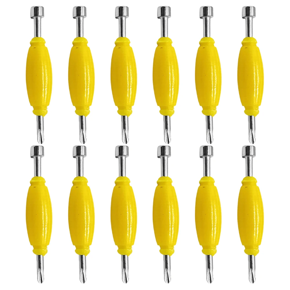 12 Pcs 핑거 스케이트 보드 스크루 드라이버 데크 도구 스크루 드라이버 핑거 보드 금속 더블 엔드