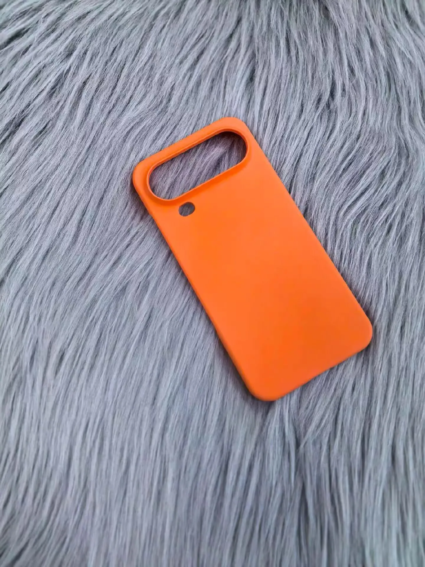 Slim Shockproof Matte Clear Phone Back Cover - Solid Color Bumper Shell