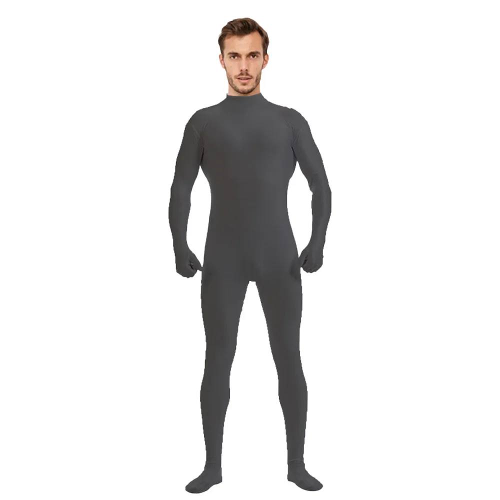 Cross-border Hot-selling Tights Half-pack Onesie Zentai Solid Color Clothes Dance Clothes Stage Performance