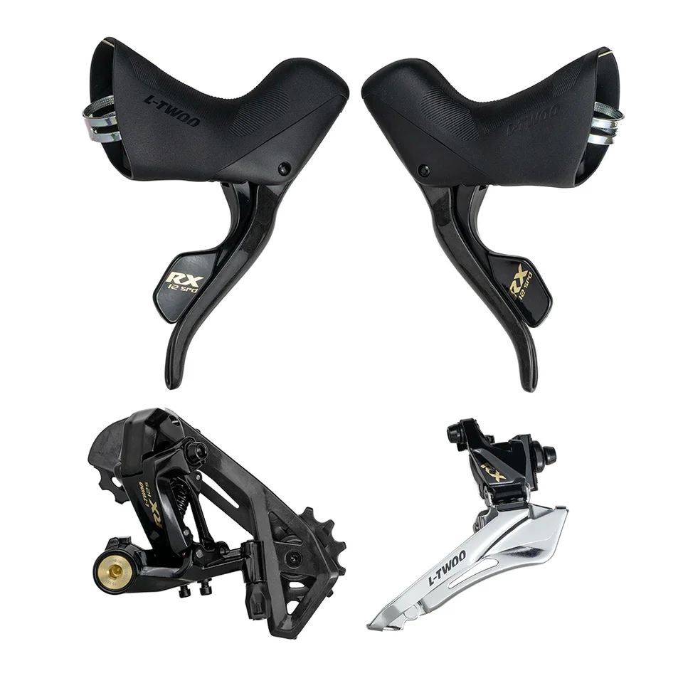 LTWOO RX 2x12 Speed, 24s Road Groupset 4Kit, Carbon Fiber Shifter