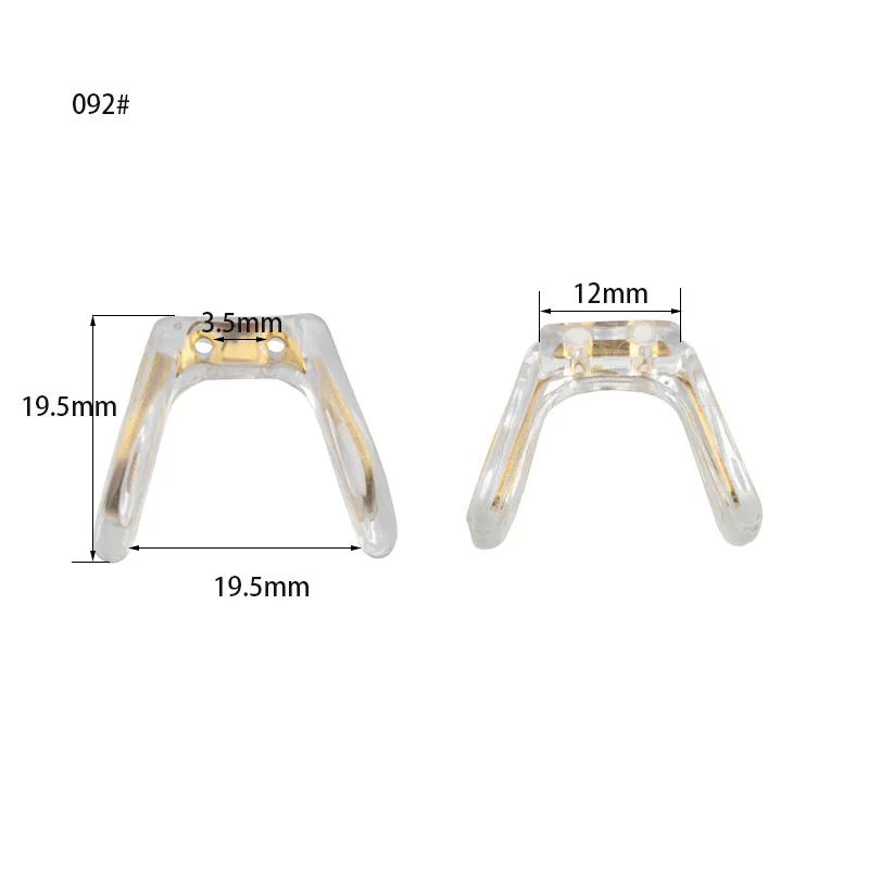 SiM Bridge Conjoined Silicone Nose Pads With Metal Core Eyeglasses Eyewear Nose Pads 10pcs glasses nose pads