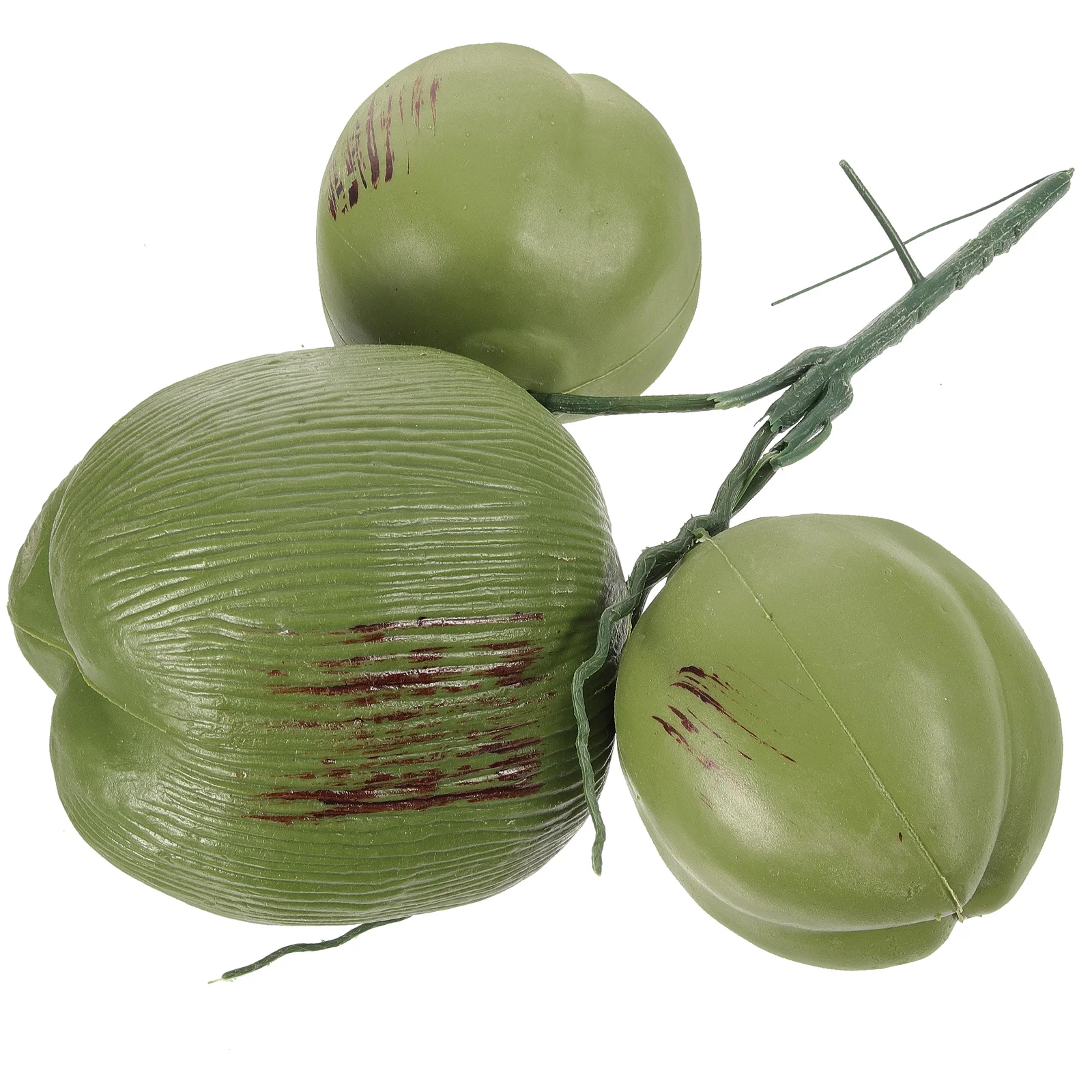 Sewacc 인공 코코넛 시뮬레이션 코코넛, 가짜 과일, 열대 코코넛, 정글, 하와이 루아우 웨딩