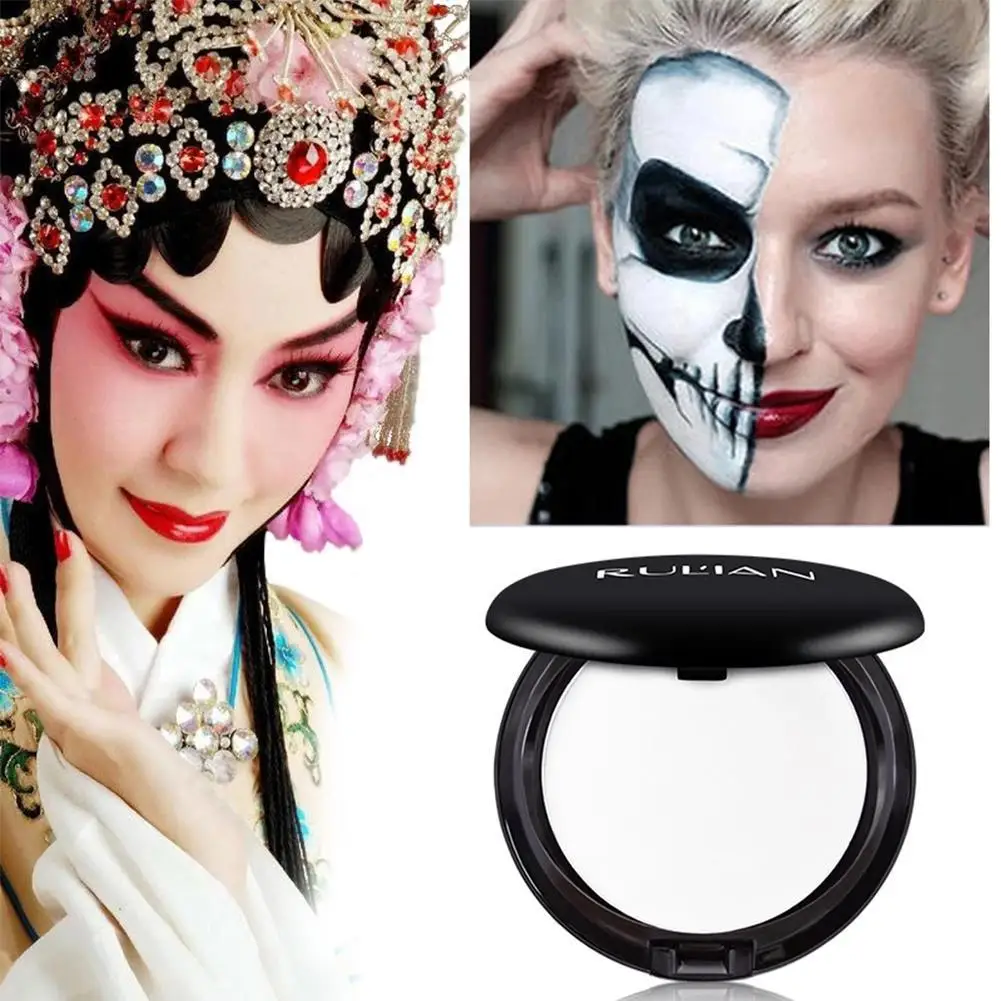 White Makeup Foundation Cream Concealer Cosplay White Zombie Make-Up Face Cream Halloween Face Longlasting All Day Cosmetics makeup cosmetics,makeup cream