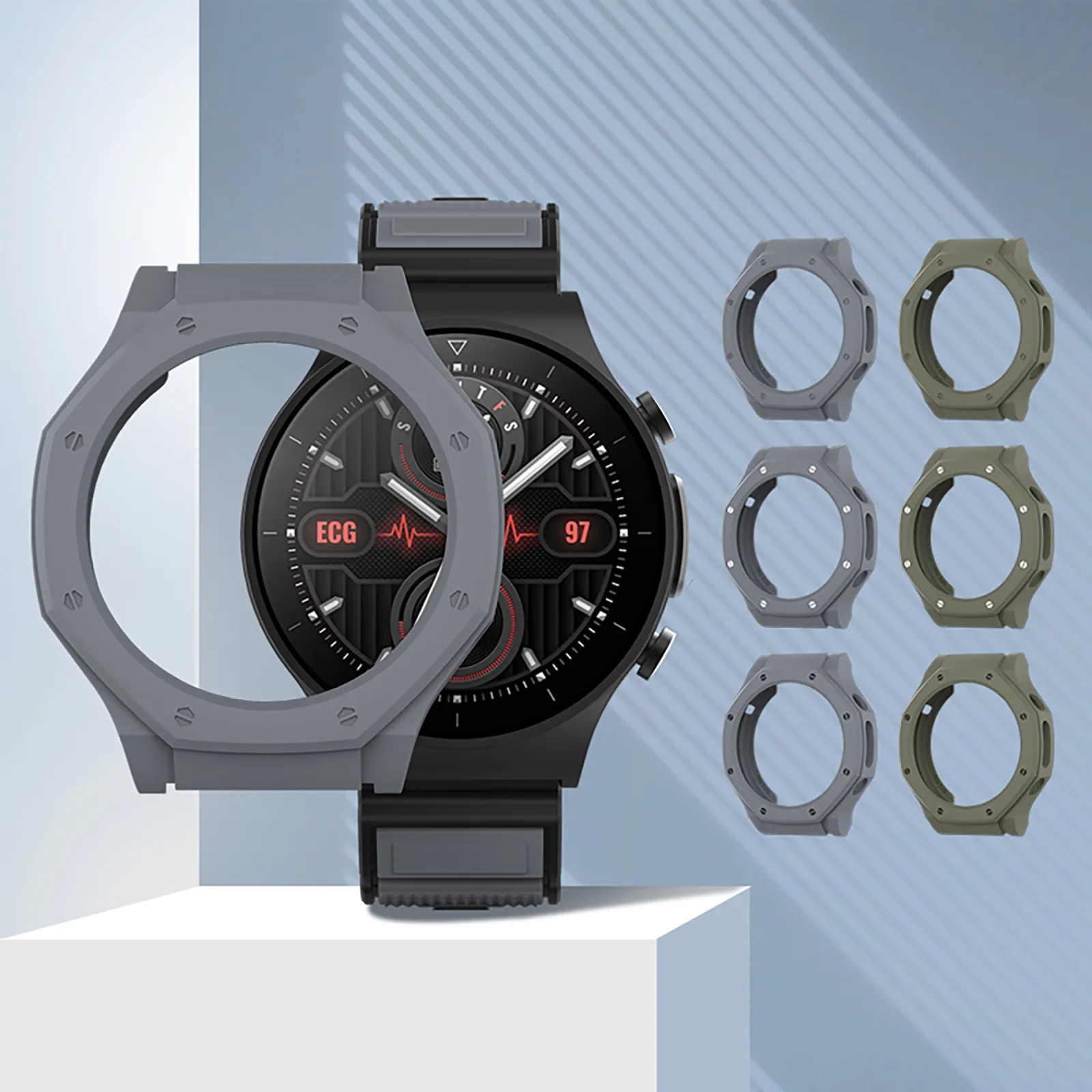 

2022 For Huawei GT2 PRO Smart Watch TPU Color Matching Protective Shell Sports Style New Fashion Accessories