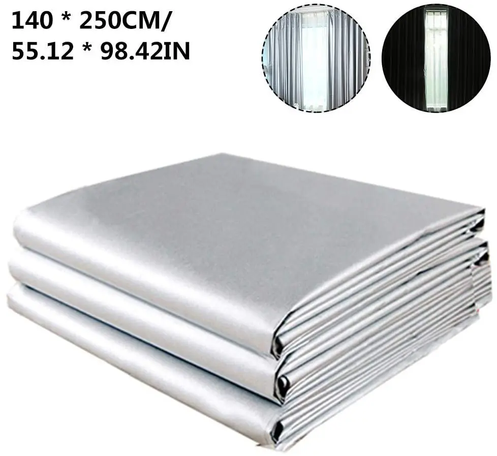 Tende oscuranti con rivestimento rivestito pannelli per tende per finestre termoisolanti con blocco impermeabile leggero addensato per camera da letto