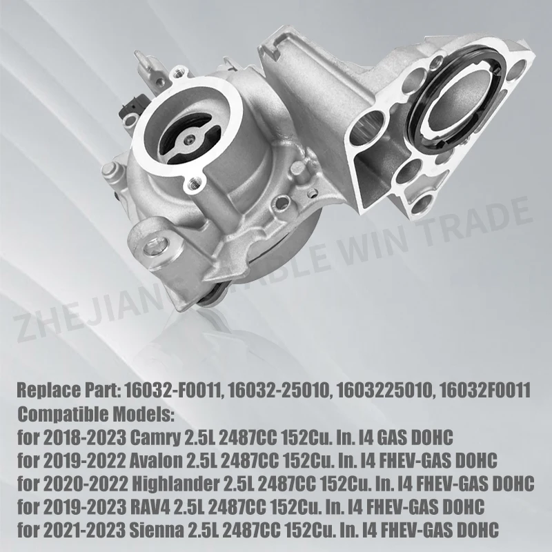 16032-25010 車冷却水ポンプ部品と互換性がある トヨタカムリエンジン