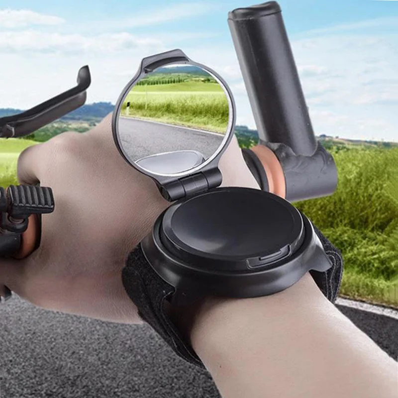 

Bicycle Rearview Mirrors Wrist Strap Mirrors Cycling Wristband Arm Back Mirrors Wrist Strap Rear Reflector Bicycle Accessories