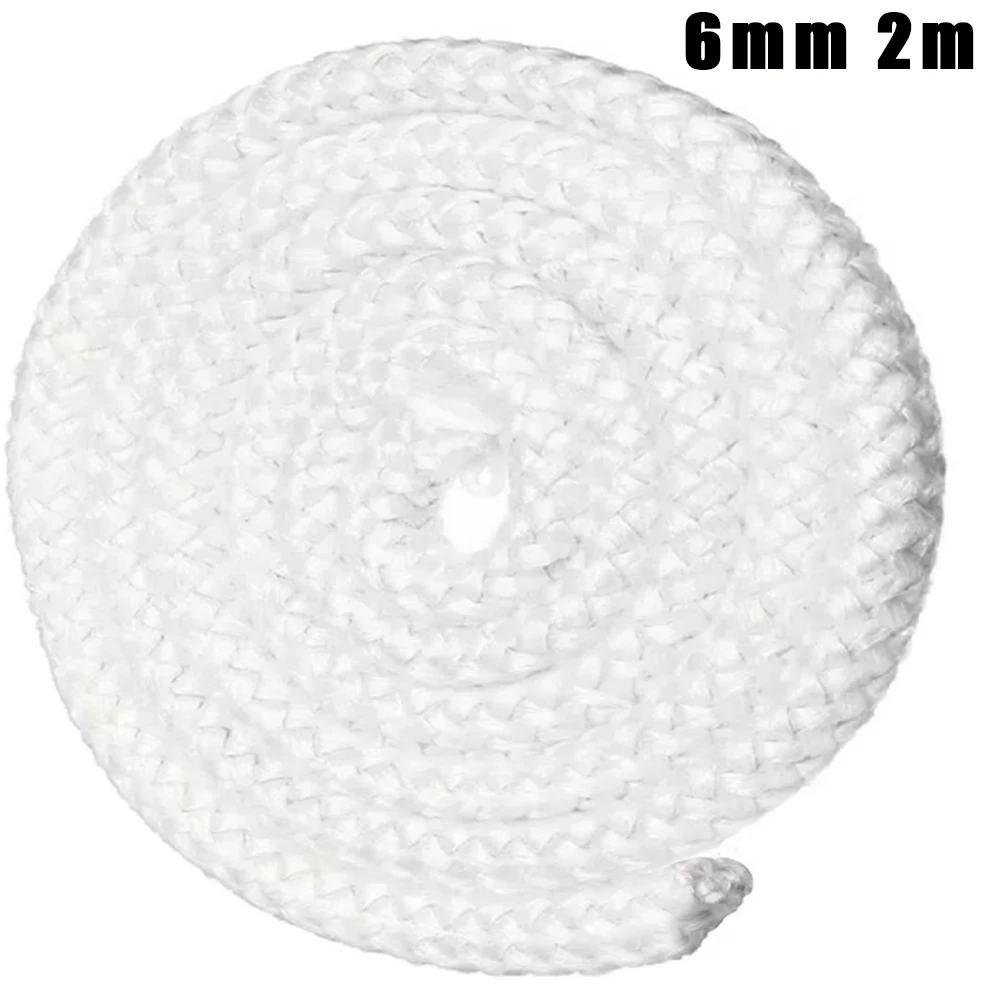 

6/8/10/12mm Fireplace Sealing Rope Wood Burning Stove High Temperature Resistant Fireproof Sealing Rope Burner Door Seal