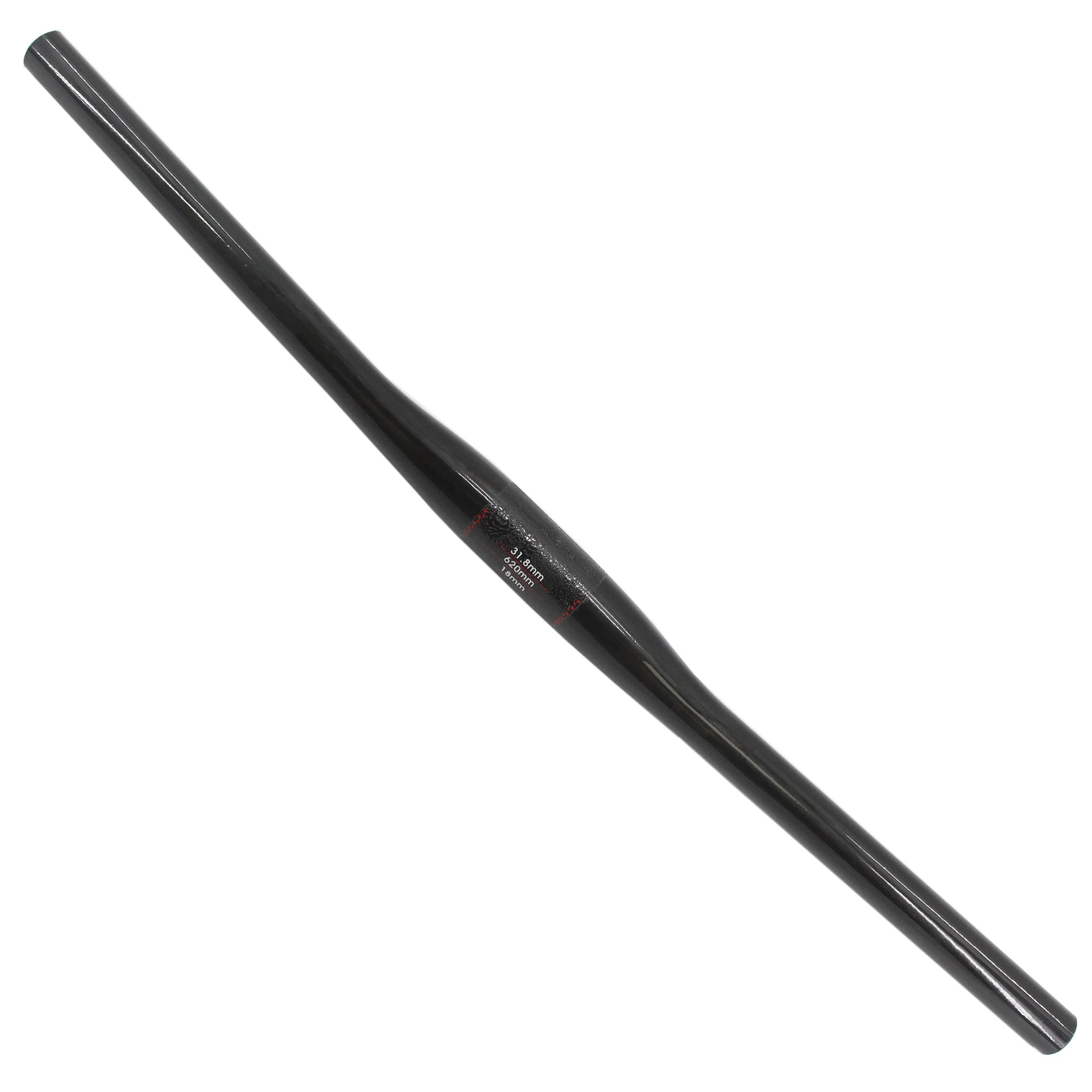 Mountain Bike UD Full Carbon Fibre Handlebar Flat Horizontal Carbon Bicycle Handlebar MTB Bike Part 31.8*600-720mm