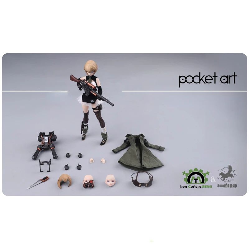 

In Stock Lynxpulse 1/12 Pocket Art Emilia PA001 Anime Action Figures Toys Models Collector PVC Gift