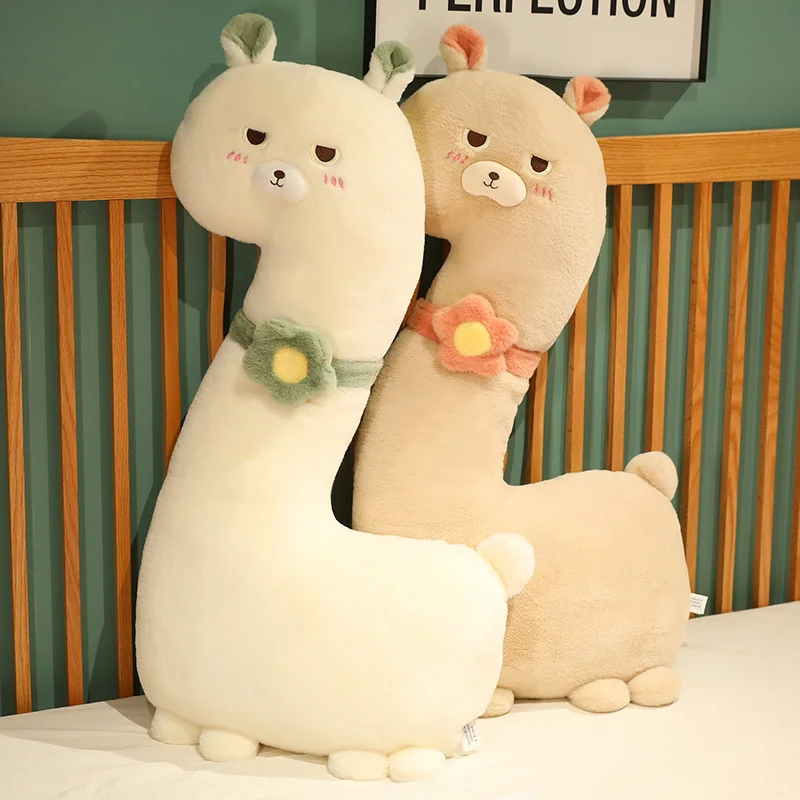 

100cm New Alpaca Plush Toys Cute Animal Alpacasso Sleeping Pillow Dolls Stuffed Soft Toys Lovers Girls Birthday Gifts