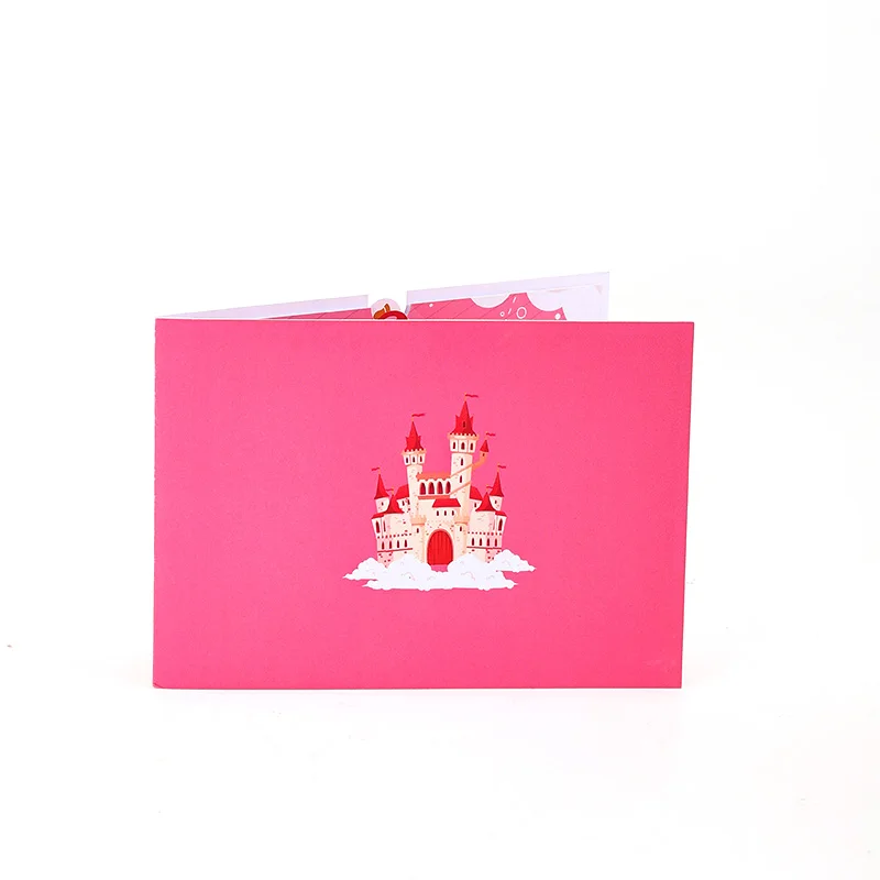 Greeting Cards Valentine's Day 3D Greeting Card Love Bear Rose Pop Up Card for Girlfriend Boyfriend