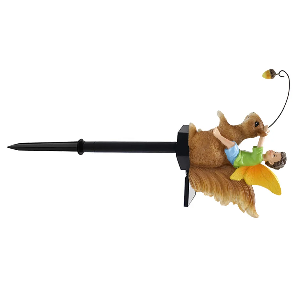 

Squirrel Boy Fucked Solar Night Light Decor Lamp Decorative Stake The Clouds Garden
