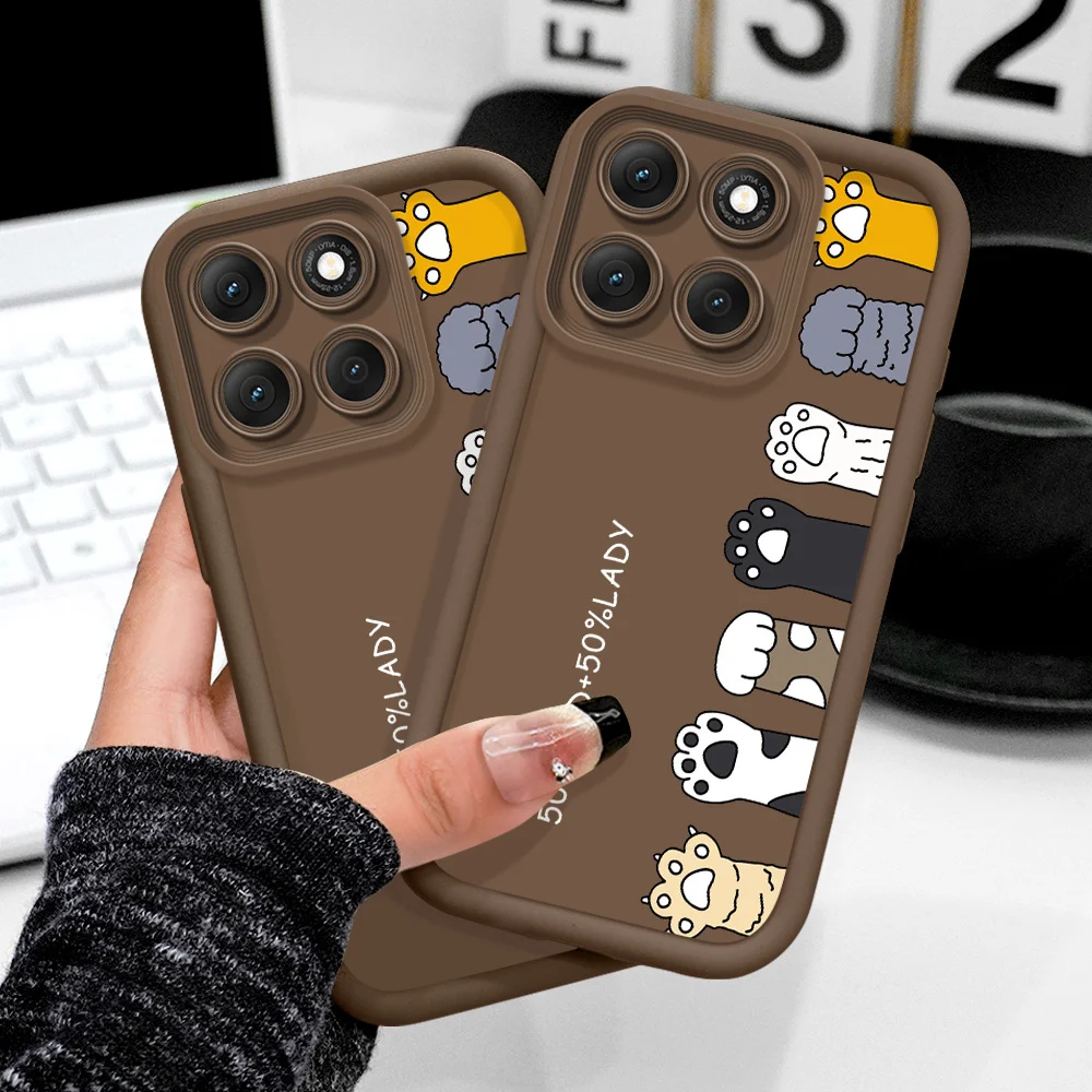 Adorable Cat Paws Staircase Design Soft Phone Case