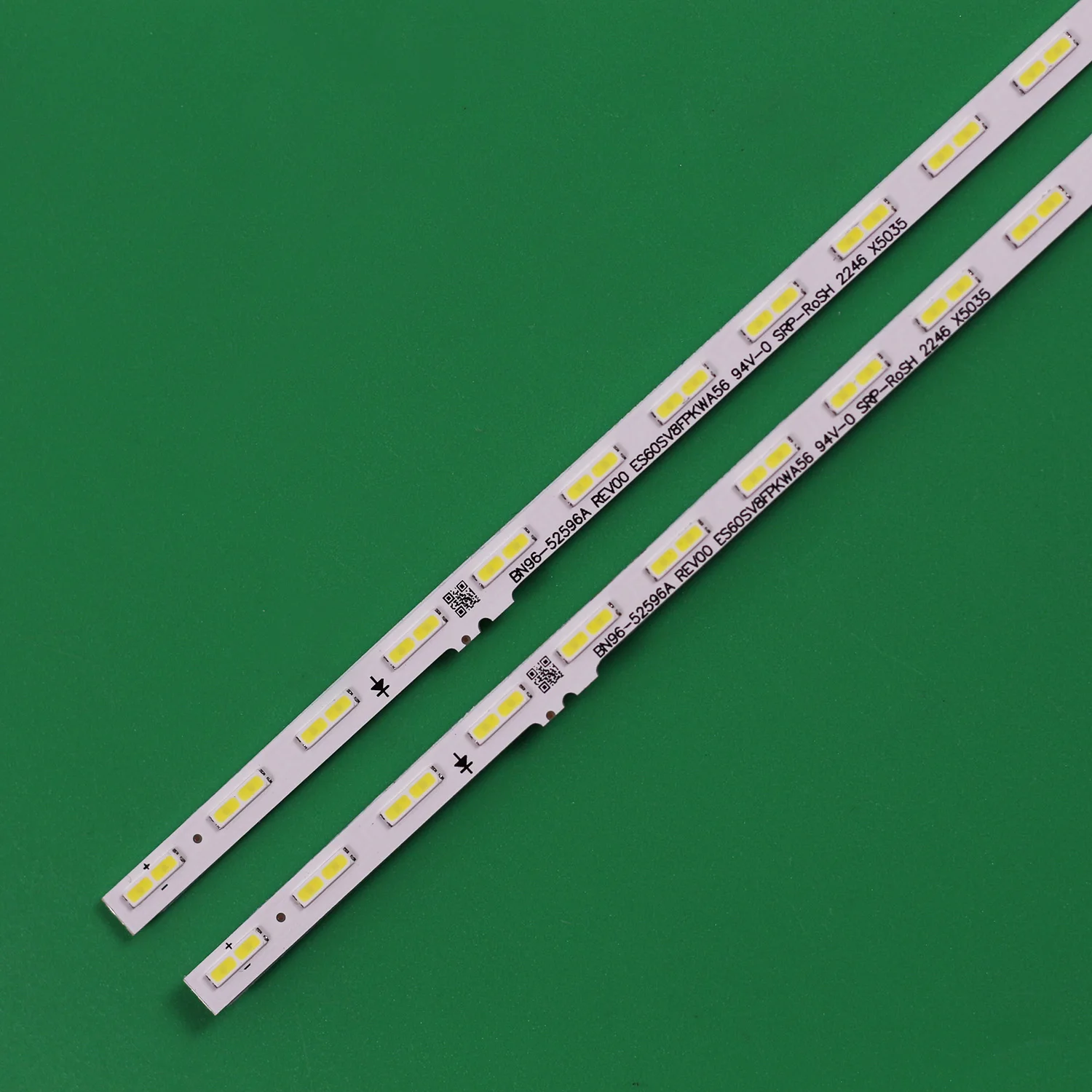 Tira de Luz de Fundo do Diodo Emissor de Luz 56led 662 mm para Samsung 60au8000 Ua60au8000 Un60au8000 Ue60u8000 60aubk 60au8k Bn9652596a Es60sv8fpkwa56 - Imagem 6