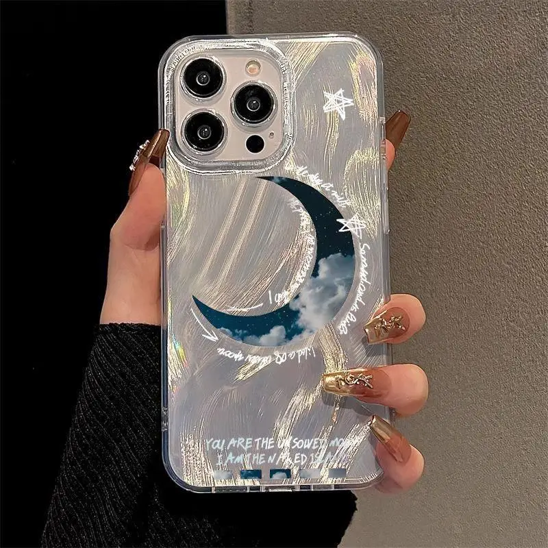 Punk Cool Angel Sun Feather Texture Phone Case