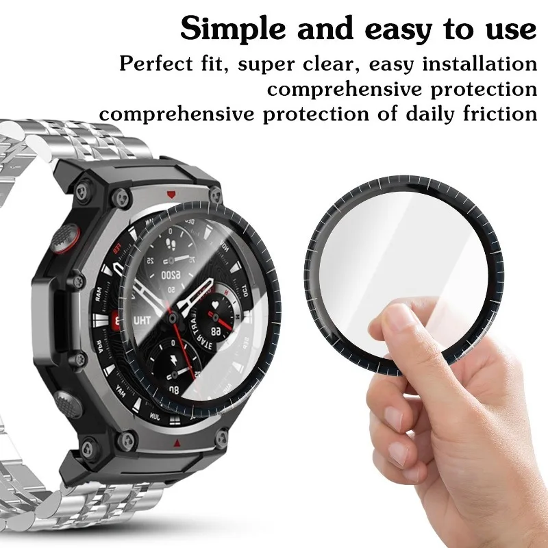 Anti-Scratch Full Coverage Screen Protector Pack for Smartwatches - Premium PMMA Film