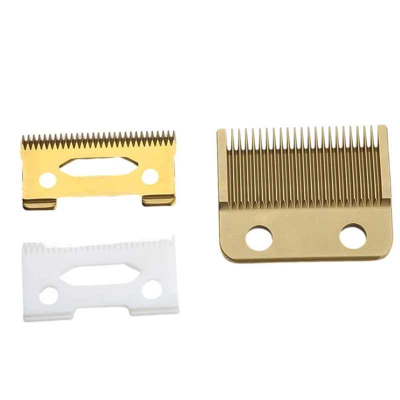 Groove Tooth Unique Design Pro 2 Fori Set Di Lame Di Ricambio Per Tagliacapelli Wahl Fit Magic Clip