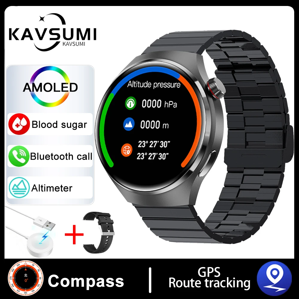 Comprar Reloj inteligente GT4 Pro 2023 NFC para hombre, pantalla HD de  390x390, control del ritmo cardíaco, llamada Bluetooth, IP68, resistente al  agua, para Huawei Xiaomi + caja