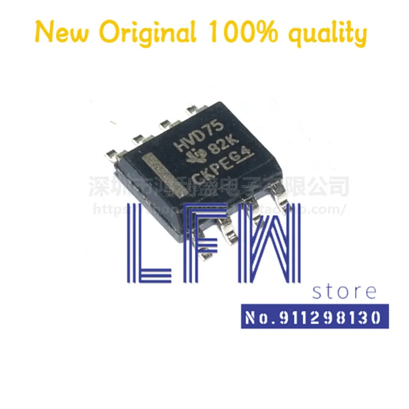 

5pcs/lot SN65HVD75DR SN65HVD75D SN65HVD75 65HVD75 SOIC-8 HVD75 Chipset 100% New&Original In Stock