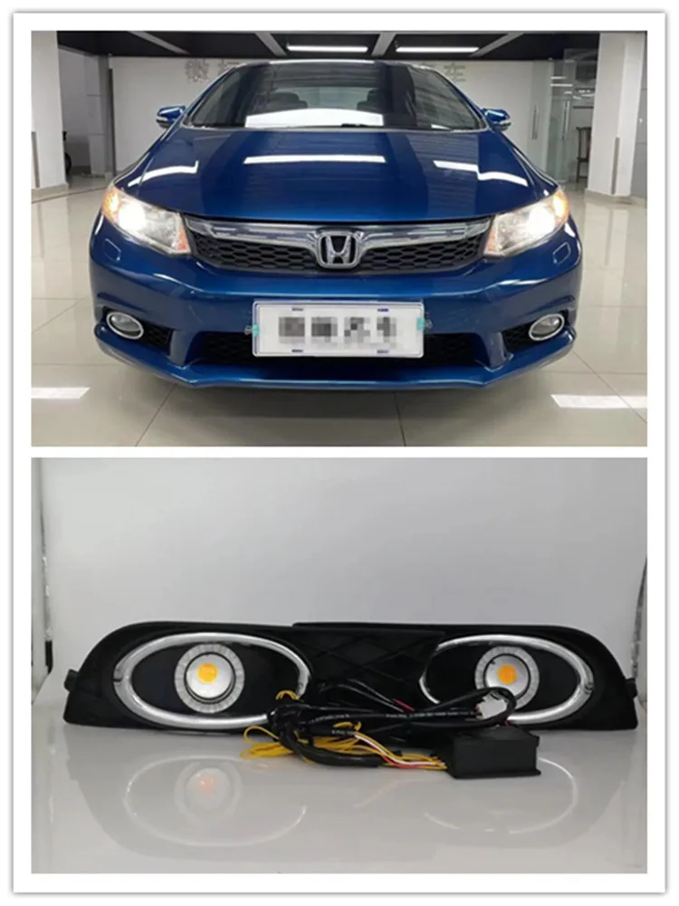 

Дневные Противотуманные фары для Honda Civic 2012 2013 2014