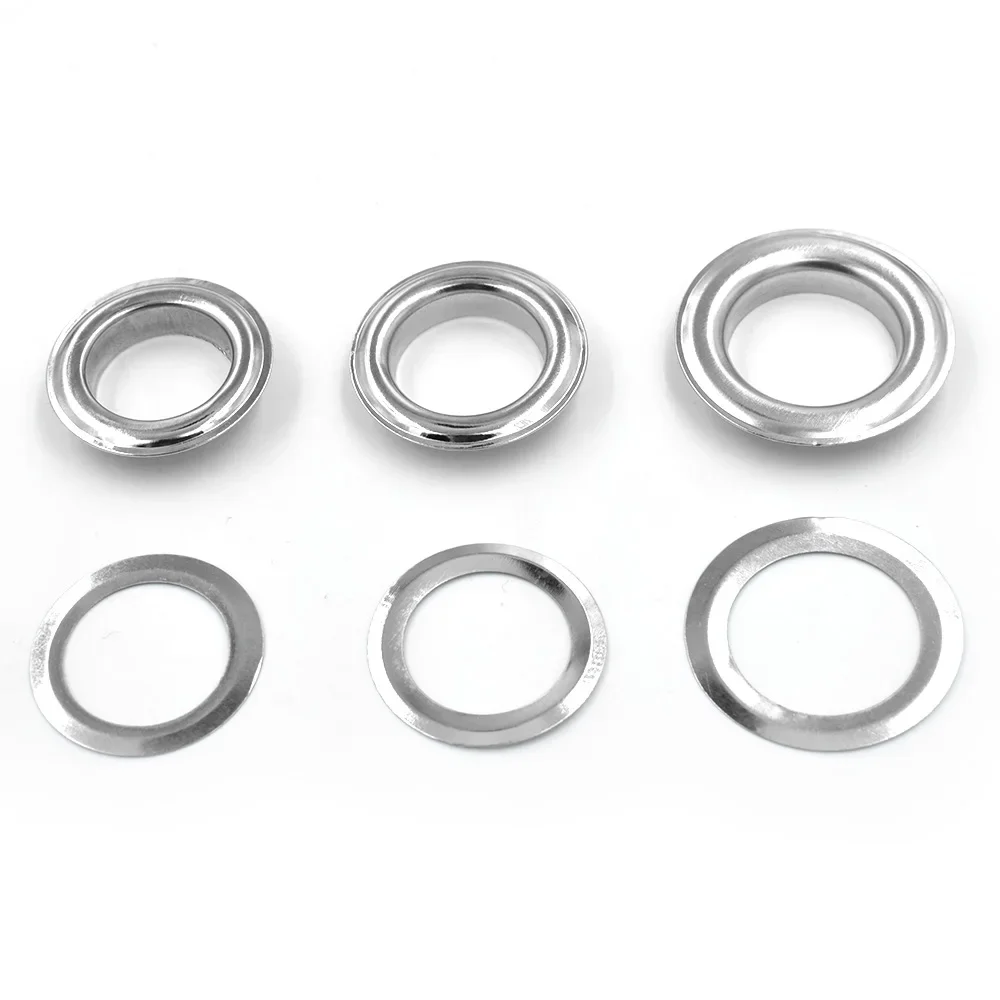 Eyelets Inner Diameter 10mm-20mm Metal Eyelets with Washer DIY Handmade Craft Sewing Clothing Belt Bulk Accessories 500sets eyelet grommet ring eyelet grommet ring kit screw back eyelets metal eyelet buttons