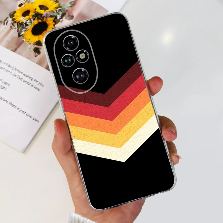 Clear Tulip Flower Soft Silicone Phone Case - Fashionable Protective Cover