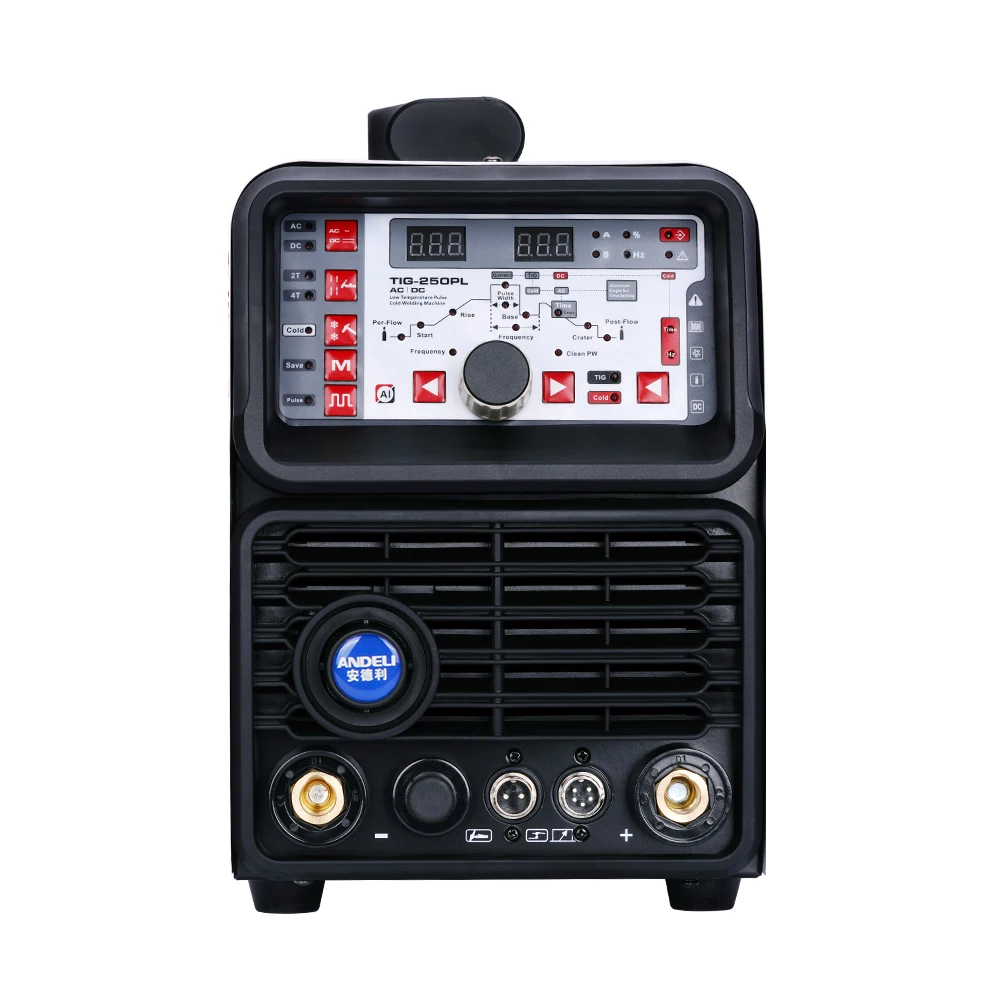 ANDEL TIG-250PLS 110V/220V Aluminum TIG Welding Machine AC DC Pulse Cold