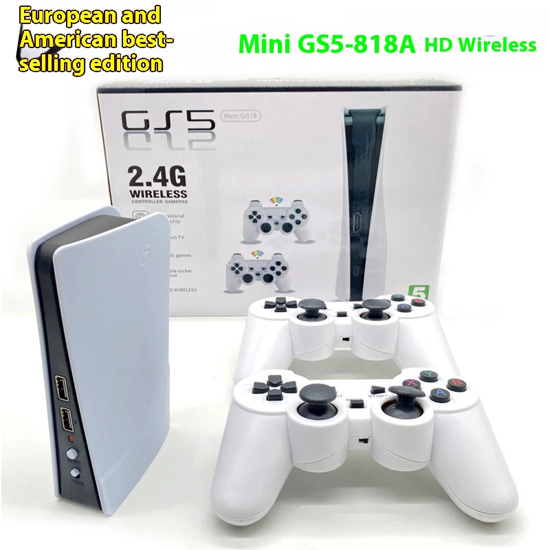 NEW 8 Bit Retro Video TV Game Console Built-In 818 For-FC Classic Games Station wireless 2.4G Handheld Gamepad AV Output