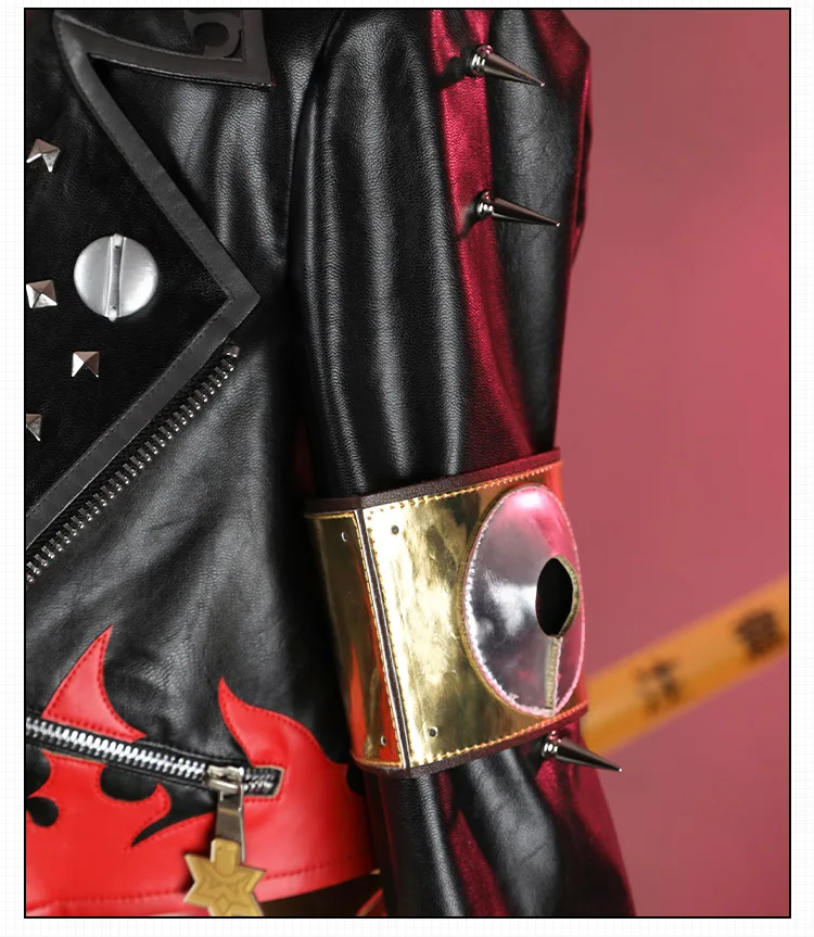 Zenless Zone Zero: Burnice Whita | Black Uniform Cosplay Costume Set 37 Zenless Zone Zero Burnice White Sons of Calydon Punk Uniform Cosplay Costume