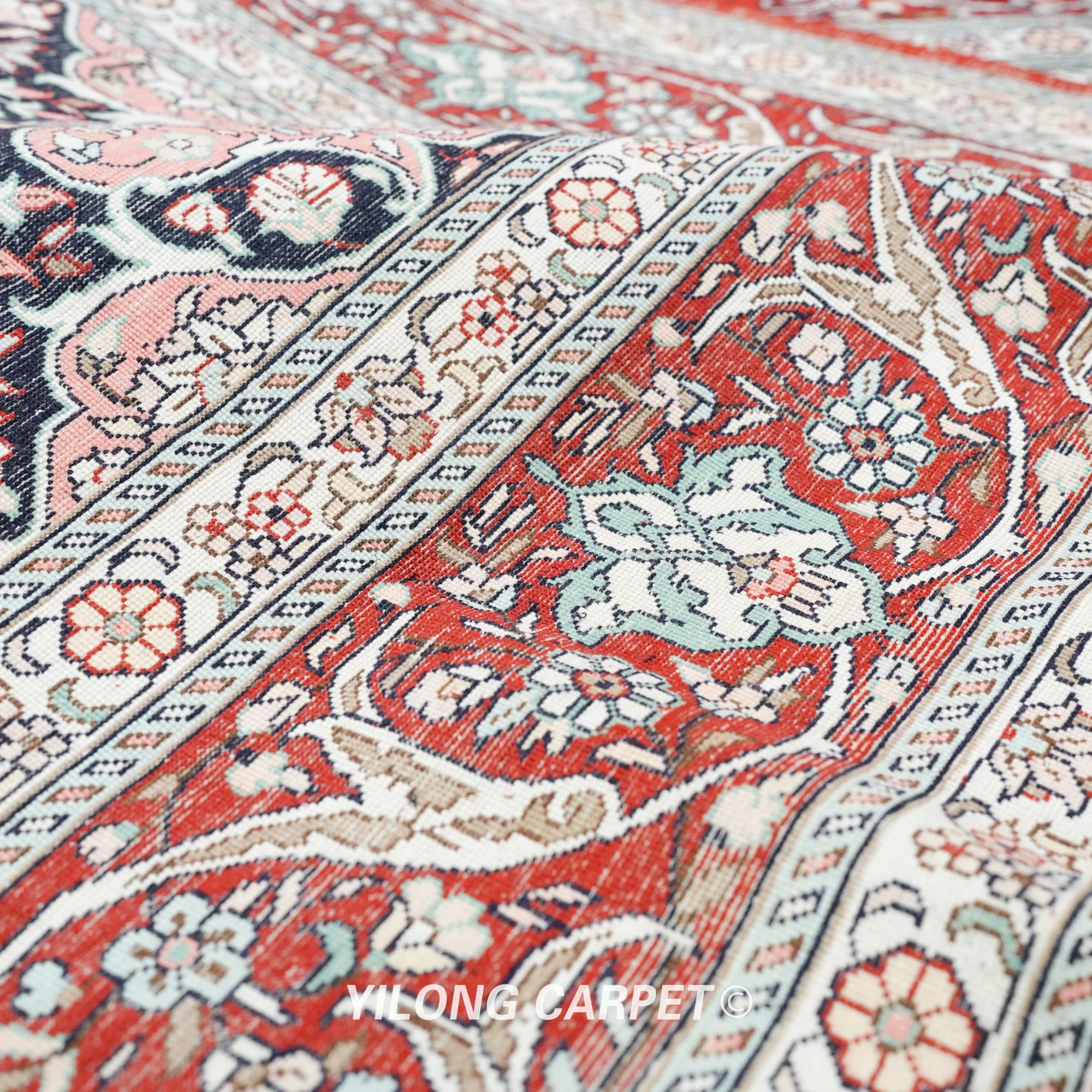 Рисунок 6 - 6 'x 9' Состаренный Шелковый коврик Тебриз
