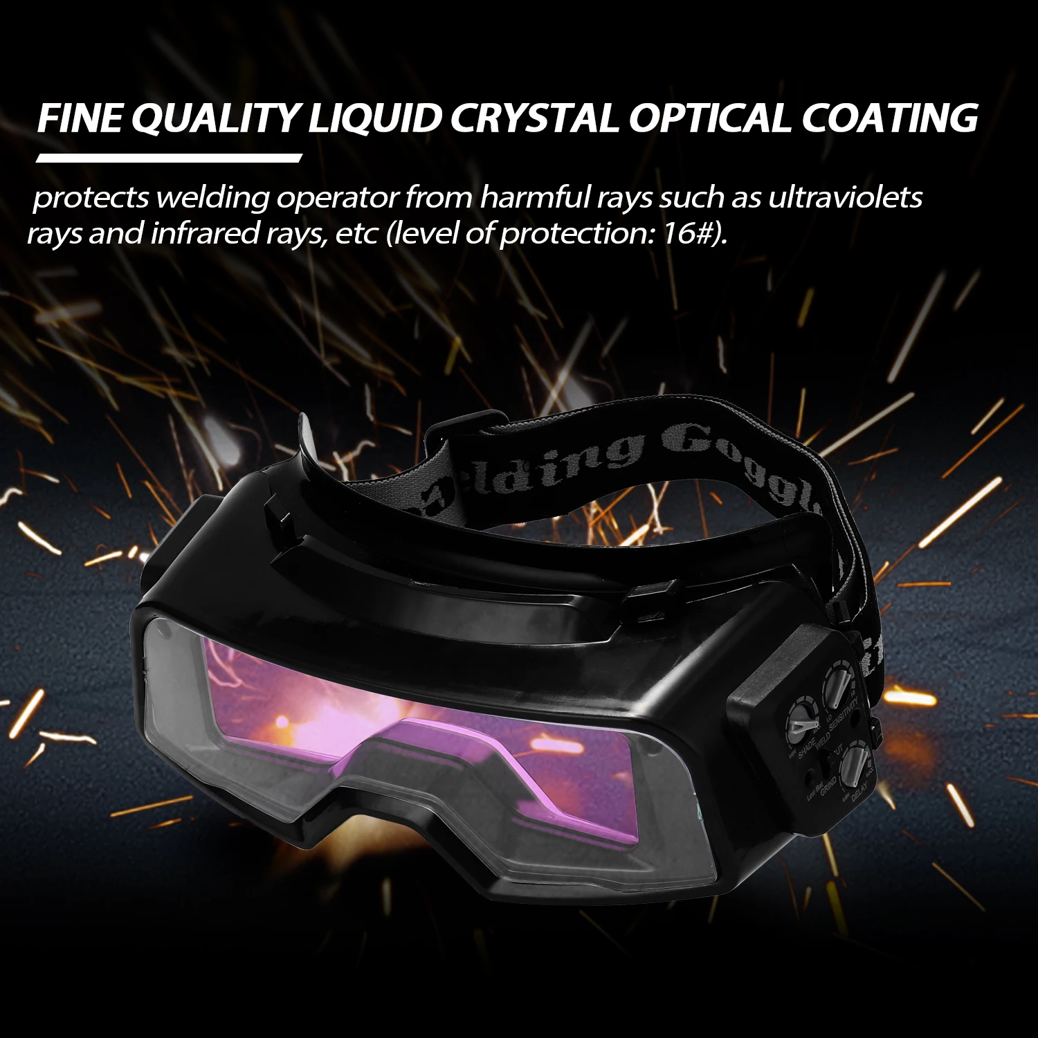 Professional Weld Glasses Goggles Auto Darkening Welding Goggles For TIG MIG MMA Multifunction Utility Tool Welding Glasses