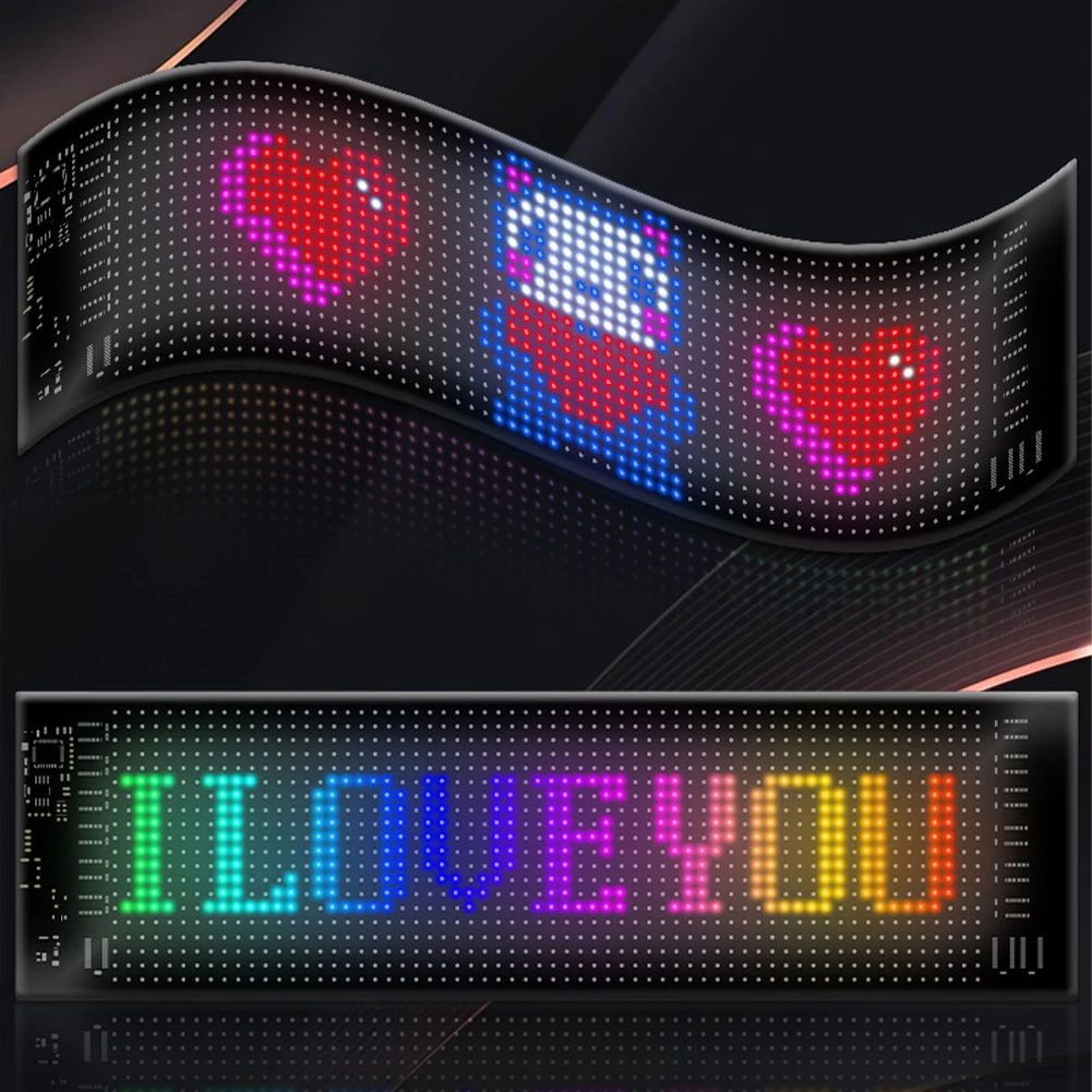 LED Display Screen Panel Programmable Car Sign