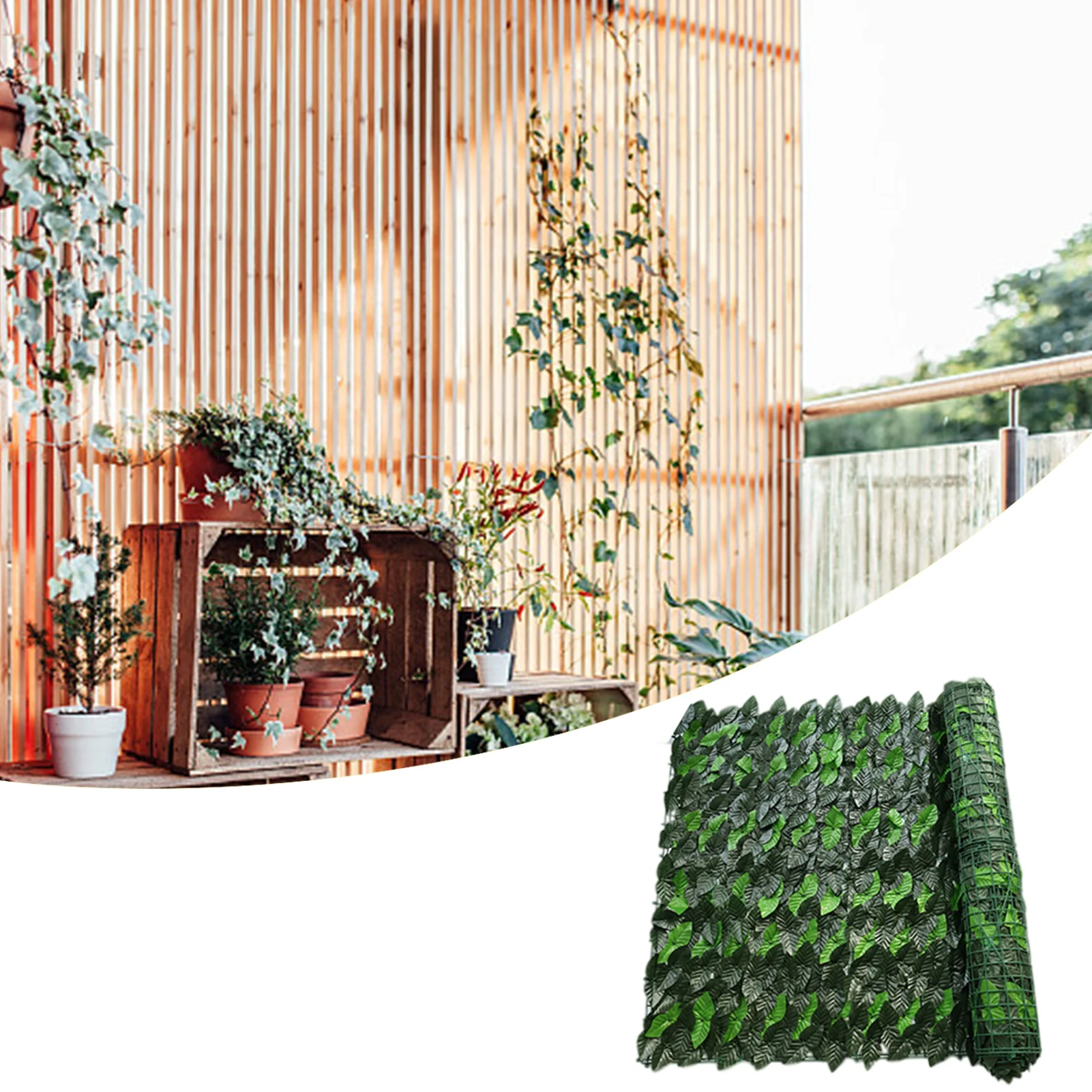 Artificial Leaf Screening Roll 0.5X3m Expanding Trellis Privacy Leaf