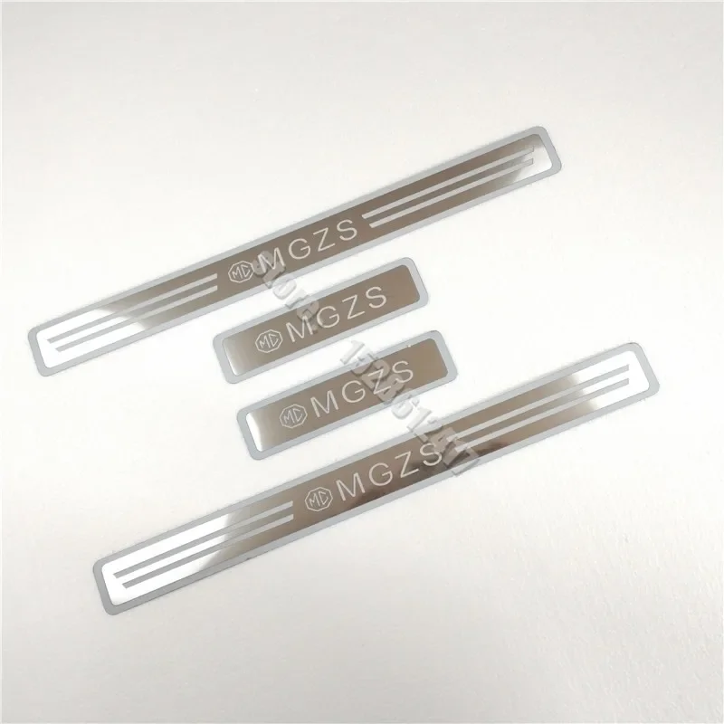 

stainless steel Door Sill Car door cover outside door sill plate For MG ZS 2017 2018 2019 2020 2021~2023 car Accessories