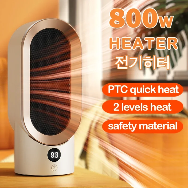 휴대용 전기 선풍기 히터, 미니 라디에이터, 데스크톱 워머 머신, PTC 난방, 가정 침실 사무실용 