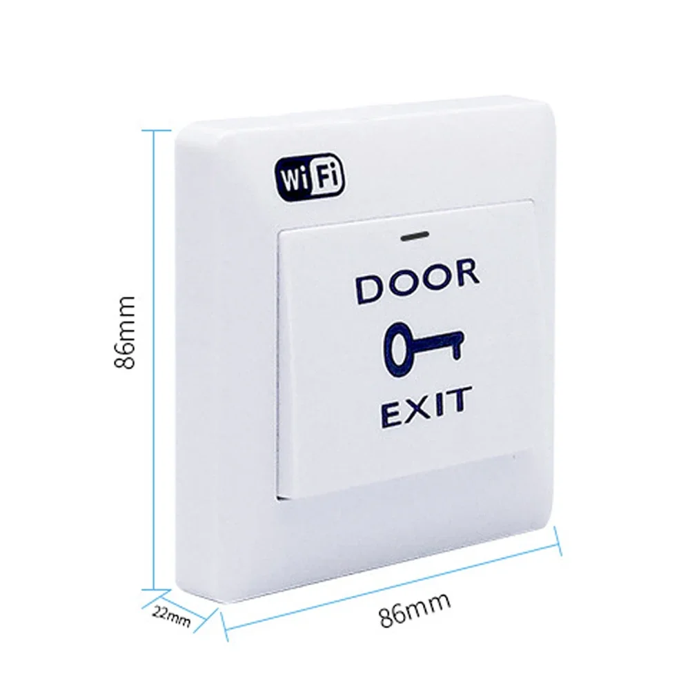 Tuya App WiFi Door Exit Button Voice Remote Door-Opening Wireless Release Push Switch For Access Control System