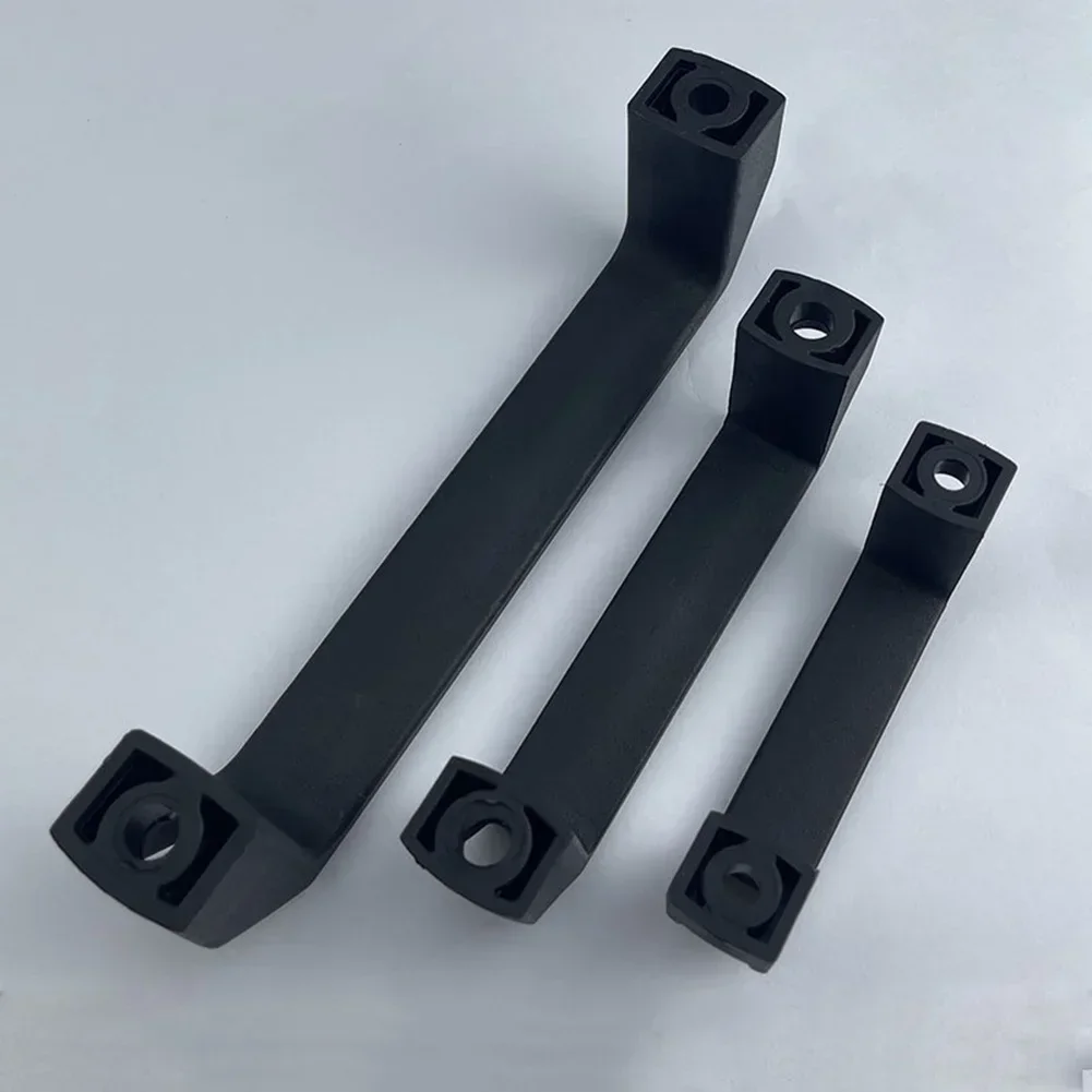 Cabinet Pulls Handles Furniture Handles Drawer Knob Black Plastic Industrial Cabinet Wardrobe Knobs Hardware 2PCS furniture handles