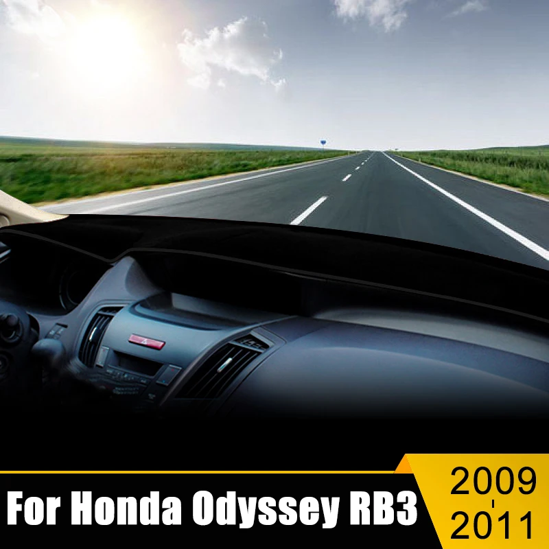 

For Honda Odyssey RB3 2009 2010 2011 Car Dashboard Cover Avoid Light Pad Sun Shade Case Anti-UV Carpets Non-Slip Mat Accessories