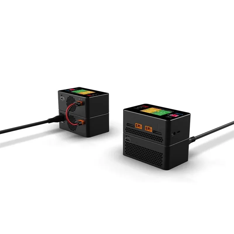 Двойное зарядное устройство HOTA P6 T240 — общая мощность 240 Вт (120 Вт × 2), вход 10–30 В постоянного тока, 15 А × 2 | ЖК-дисплей с интеллектуальным охлаждением LiPo/LiHV/NiMH/Pb