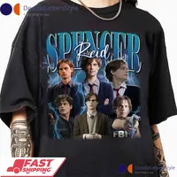 Spencer Reid Graphic Unisex T-Shirt Criminal Minds Shirt  Fan Gift  T-Shirt 1